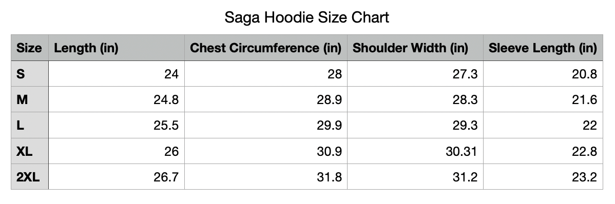 Black Saga Hoodie